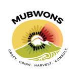 Mubwons Kiwi Fruit Logo 3 coloured kiwi pattern